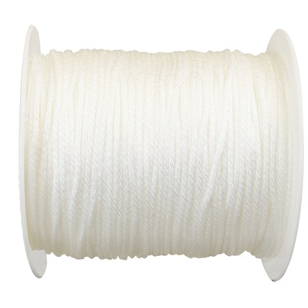 Wellington Wellington 1/8 in. D X 600 ft. L White Solid Braided Nylon Rope G1008S0600